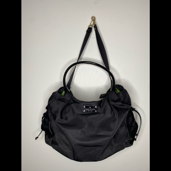 Kate Spade Two-handle Diaper Bag Black Nylon - Picture 2 of 12